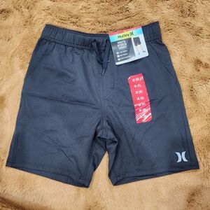 🆕️💙 Hurley Boys M (8) Black Youth Shorts